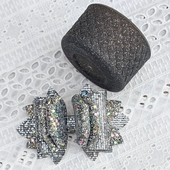 NIB Limited Edition! Stanley Midnight Glitz 40oz Tumbler + Custom Bow/Boot - Picture 9 of 9